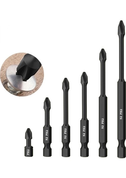 65 70 90MM S2 Ph2 Manyetik Toplu Kafa Çapraz Sertlik El Matkap Ucu Darbe Vida Elektrikli Tornavida Seti Phillips 25 50 65 70 90 150MM (Yurt Dışından) fiyatları
