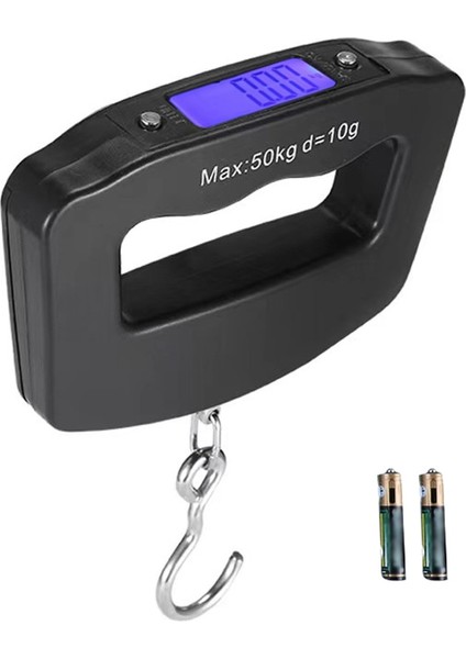 Mini Dijital Ekran Vinç Ölçeği 50 kg Endüstriyel Elektronik Ağır Hizmet Tipi Ağırlık Kanca Vinç, Birim Değiştirme Dara Fonksiyonu ile (Yurt Dışından)