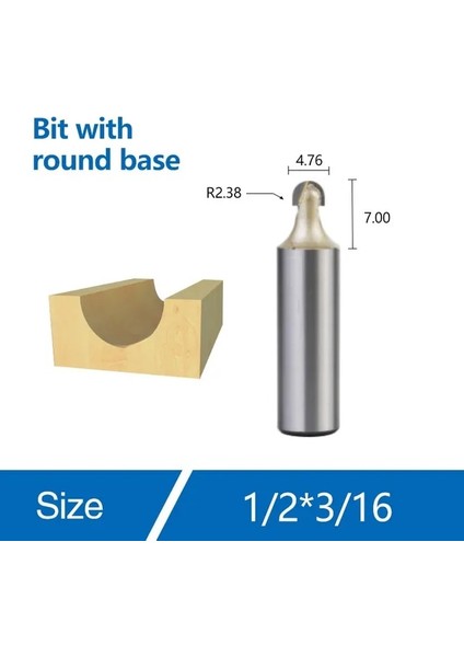 26MM 1/2 Shank Karbür Freze Ahşap Cnc Makinesi Için Katı Karbür Koy Kutusu Yönlendirici Bit (Yurt Dışından)