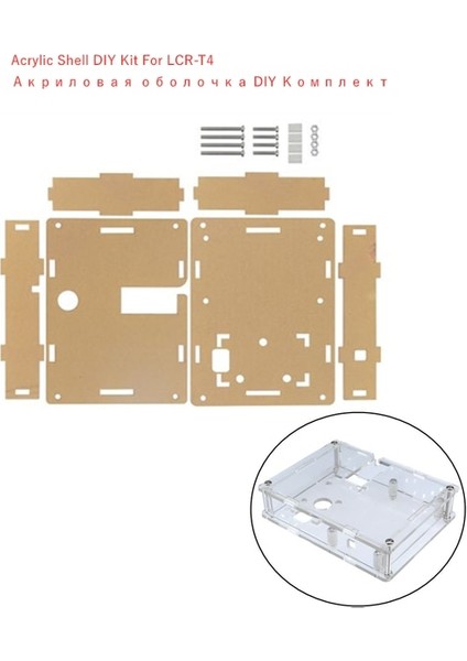 Only Case Transistör Test Cihazı Lcr-T4 LCD Ekran Esr Ölçer Diyot Triyot Kapasite Ölçer Scr Endüktans Yeni (Yurt Dışından)