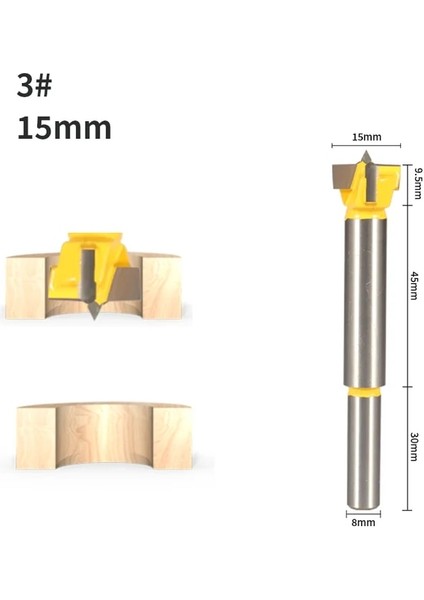 15MM Yusun 14MM-45MM Forstner Matkap Ucu Menteşe Sıkıcı Uçları 2 Bıçak Iki Kesici Yönlendirici Bit Ağaç Işleme Freze Kesicisi Ahşap Yüz Mill (Yurt Dışından)