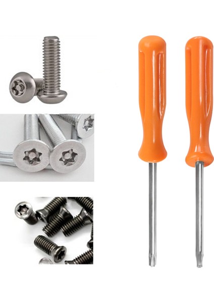 Dökme Çelik (Yeni) 1 Takım Çok Fonksiyonlu Torx T8 + T10 Güvenlik Hassas Tornavida Aracı Xbox 360/PS3/PS4 Kurcalamaya Dayanıklı Delik Ev Geliştirme (Yurt Dışından) modelleri
