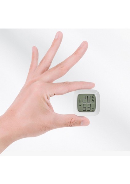 Pembe Mini LCD Dijital Termo-Higrometre Sıcaklık Ölçüm Aletleri Manyetik Emme ile Sıcaklık ve Nem Ölçer (Yurt Dışından) modelleri