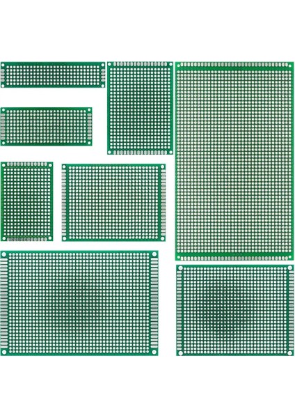 9-15 7x9 6x8 5x7 4x6 3x7 2x8 cm Çift Taraflı Prototip Diy Evrensel Baskılı Devre Pcb Kartı Protokolü 4*6 6*8 5*7 3*7 (Yurt Dışından)