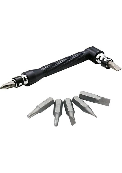Bir Petpig Çift Kafa L Şeklinde Mini Soket Anahtarı 1/4 "6.35MM Tornavida Uçları Anahtar Yardımcı Alet ve Tornavida Ucu Matkap Seti (Yurt Dışından) indirimleri