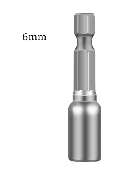 6mm 6-13 M Darbe Altıgen Soket Manyetik Somun Tornavida 1/4" Hex Shank Elektrikli Matkap Uçları Darbeli Sürücüler Soket Kiti (Yurt Dışından)