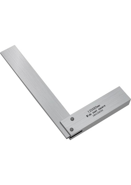 63X40MM Kare 90 Derece Kare L-Şeklinde Cetvel Zemin Oturaklı Hassas Sertleştirilmiş Çelik Açılı Cetvel 63X10 80X50 100X60 125X80MM (Yurt Dışından) modelleri