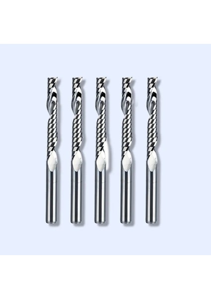 5X17 1 Adet Tek Flüt Spiral Kesici Cnc End Mill Karbür Yönlendirici Bit Akrilik Pvc Mdf Freze Kesicisi Aaa Kalite (Yurt Dışından)