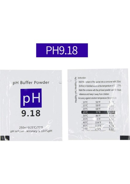 4 ve 6 Ph Tampon Tozu Ölçü Kalibrasyon Çözümü Ph4.00/ 6.86 /9.18 Ph Test Cihazı Için Kalibrasyon Noktası (Yurt Dışından) indirimleri