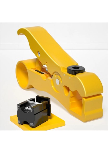 Sarı Çok Fonksiyonlu Tel Koaksiyel Koaksiyel Sıyırma Aracı Tel Sıyırma Pensesi Utp/stp RG59 Rg6 Rg7 RG11 Kablo Striptizci Kesici Kat (Yurt Dışından) fırsatları