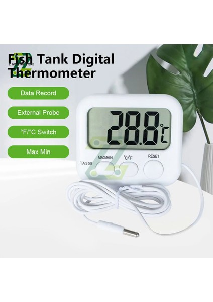 1.5 M Hat Mini Dijital Oda Termometresi Kapalı Higrometre Ölçer Prob Sensörü ile Yüzme Havuzu Buzdolabı Su Deposu Kablo ile 1.5 M (Yurt Dışından) modelleri