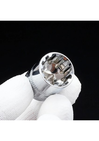 13MM 1 Adet 4-14MM 1/4 Inç Tahrik Altıgen Anahtar Kafası 12 Nokta Diş Cırcır Anahtar Kolu Araba Tamir Aracı Soket Somun Kaldırma (Yurt Dışından)