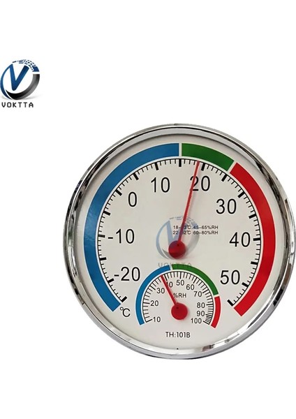 Mavi Işaretçi Termometre Termohigrometre Higrometre Kapalı Açık 2 In 1 Duvara Monte Masaüstü Sıcaklık Nem Ölçer Ev (Yurt Dışından)