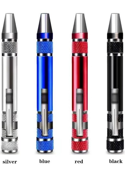 Siyah 8'i 1 Arada Kalem Tipi Tornavida Kombinasyon Seti Dahili Güçlü Manyetik Aşınma Direnci/günlük Elektronik Onarım Için Yüksek Sertlik (Yurt Dışından) fiyatları