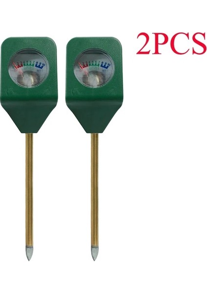 2 Adet Toprak Nem Test Cihazı Nem Ölçer Dedektörü Bahçe Tesisi Çiçek Test Aracı Kapalı Saksı Bitkileri Plantasyon Toprak Analizörü (Yurt Dışından)