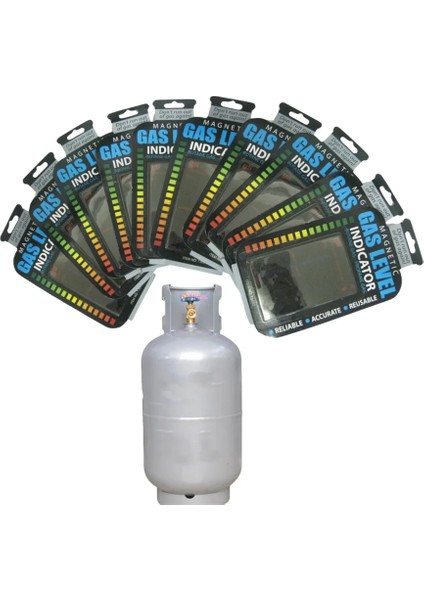 Siyah Mini Propan Bütan Lpg Yakıt Gaz Deposu Seviye Göstergesi Manyetik Gauge Karavan Şişesi Sıcaklık Ölçüm Çubuk Silindir Aletleri (Yurt Dışından) modelleri