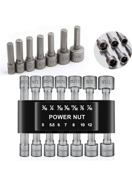 9 Adet Altıgen Somun Soketi 9/14 Adet 5MM-13MM Altıgen Soket S Seti Meme Somun Anahtarı Seti Güç Somun Sürücü Aracı Tornavida Seti Sabit Matkap Ucu Seti El Aletleri (Yurt Dışından) fiyatları