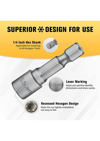 9 Adet Altıgen Somun Soketi 9/14 Adet 5MM-13MM Altıgen Soket S Seti Meme Somun Anahtarı Seti Güç Somun Sürücü Aracı Tornavida Seti Sabit Matkap Ucu Seti El Aletleri (Yurt Dışından) indirimleri