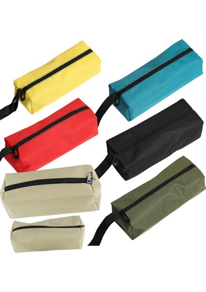 Siyah 19X11CM 300X100X100MM Oxford Kanvas Su Geçirmez Saklama El Alet Çantası Vidalar Çiviler Matkap Ucu Metal Parçalar Balıkçılık Seyahat Makyaj Organizatör Kılıfı Çanta Kılıf (Yurt Dışından) fiyatları