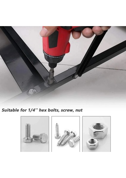 14MM Darbe Soket Manyetik Somun Tornavida Güç Somun Sürücü Matkap Ucu Seti 1/4 "altıgen Soket Adaptörü Cıvata Sürücüleri Tamir Aracı Kiti (Yurt Dışından)