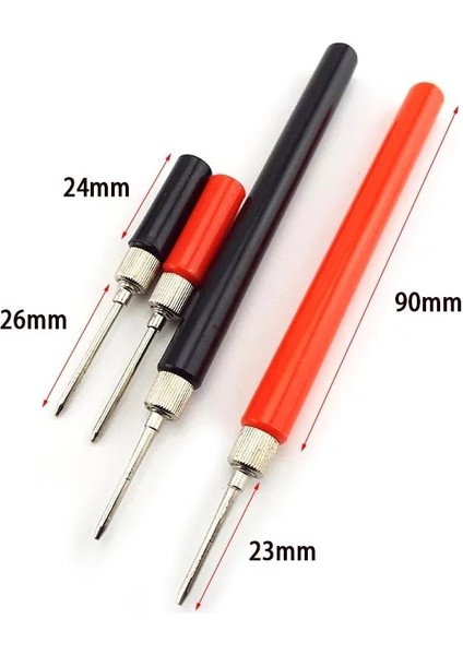 Küçük Boyutlu 2 Adet Yalıtımlı Test Ölçer Probu Yay Testi Probu Kanca Tel Bağlayıcı Multimetre Paslanmaz Çelik Iğne Testi Pin Talepleri (Yurt Dışından) fiyatları