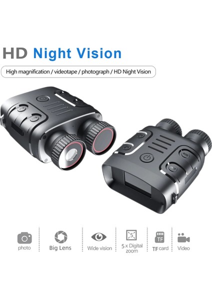 32G Hafıza Kartı Avcılık Gece Görüş Dürbün 2.4 "lcd Ekran Kızılötesi 960 P Hd 5x Dijital Zoom Teleskop Açık Dijital Dürbün Kamera (Yurt Dışından) fiyatları