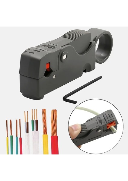 Siyah B Çok Fonksiyonlu Elektrikli Sıyırma Bıçağı Pense Araçları Koaksiyel Kablo Tel Pense Kesici Çizgili Utp/stp RG59 Rg6 Rg7 RG11 (Yurt Dışından) modelleri