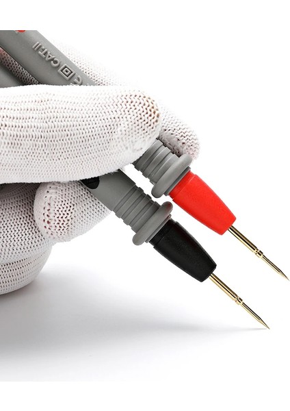 1000V 10A Multimetre Kalem Dijital Multimetre Test Kalemi Kurşun Pin Ucu Multimetre Test Cihazı Probu 20A 1000V 1 Çift (Yurt Dışından)