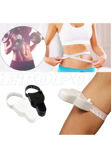 01 150 Cm/60 Inç Kendinden Sıkma Vücut Mezura Cetvel Doğru Spor Kaliper Ölçüm Vücut Mezura (Yurt Dışından)