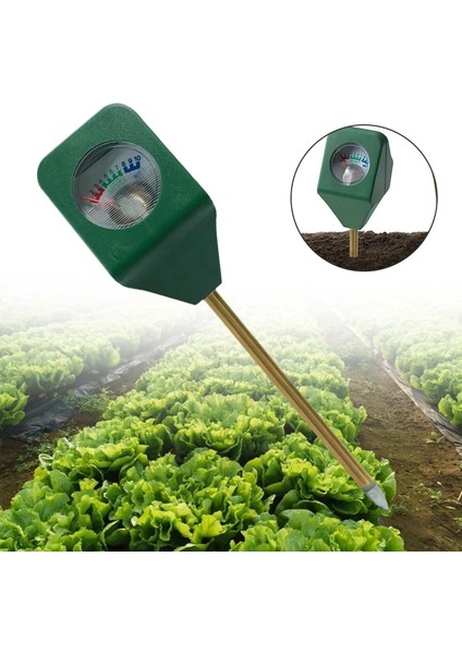 Yeşil 1x Toprak Nemi Mini Taşınabilir Higrometre Test Cihazı Dedektörü Plastik Metal Bahçe Tesisi Çiçek Saksı Analizörü Aracı Ölçer Ölçme (Yurt Dışından) modelleri