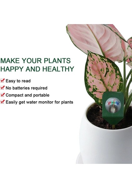 Yeşil 1x Toprak Nemi Mini Taşınabilir Higrometre Test Cihazı Dedektörü Plastik Metal Bahçe Tesisi Çiçek Saksı Analizörü Aracı Ölçer Ölçme (Yurt Dışından) indirimleri