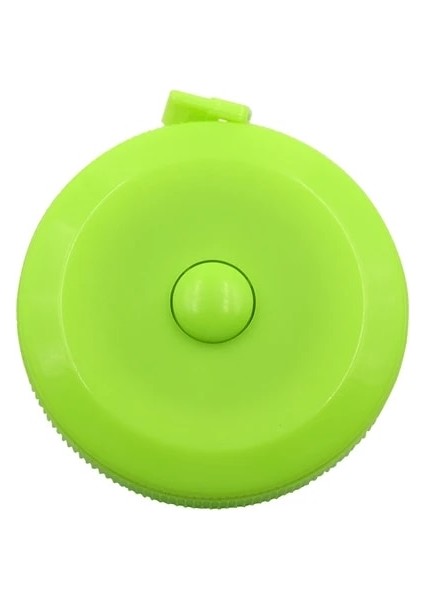 Yeşil Cep Plastik Yuvarlak Mezura Tapeline Mezura Cetvel Dikiş Aracı Mini 1.5 M Gadget Cetvel Bant (Yurt Dışından)