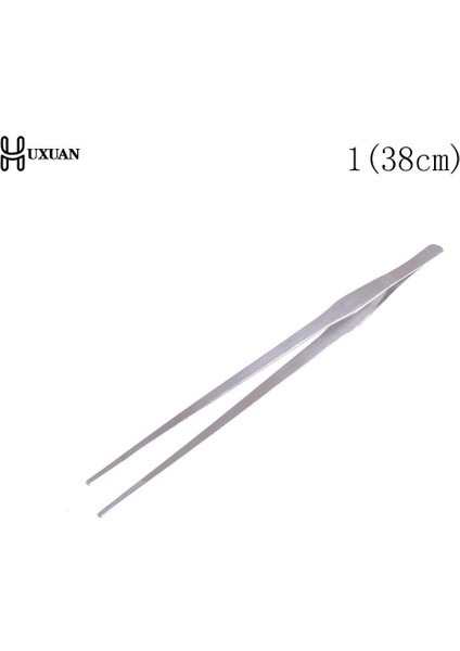 Resim Olarak Akvaryum Bitki Resif Tankı Uzun Düz Cımbız Klip Makas Paslanmaz Çelik Besleme Eğrisi Düz 38CM 48CM (Yurt Dışından) indirimleri