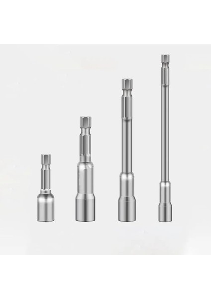 Uzunluk - 80MM 6mm 6mm - 19MM Manyetik Altıgen Somun Anahtarı Matkap Ucu 1/4" Şaft Elektrikli Tornavida Ucu Uzunluğu 65MM 80MM 100MM 150MM (Yurt Dışından) fiyatları