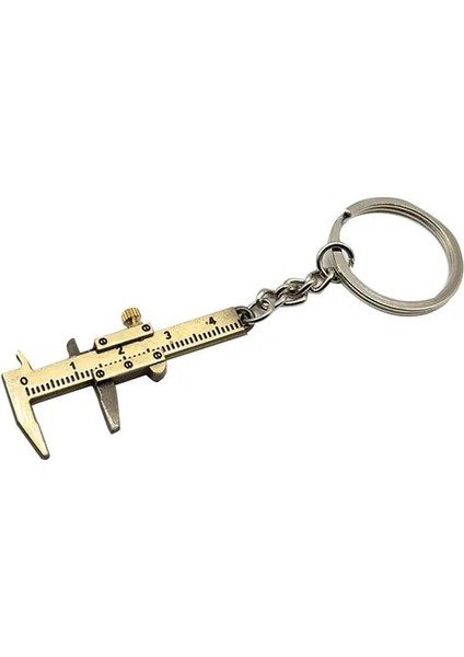Altın Yeni Moda Araba Anahtarı Mini Sürmeli Kumpas Taşınabilir 0-40MM Anahtarlık Ölçme Ölçme Araçları Araba Turbo Anahtarlık Halkası Cetvel Kumpas (Yurt Dışından)