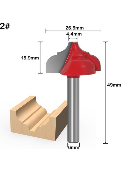 04 1 Adet 6 mm Shank Freze Kesicisi Ahşap Oyma Açık Uçlu Oyma Dantel Bıçak Bit 3D Ağaç Işleme Ekleme Tungsten Karbür Cnc Router Bit (Yurt Dışından)