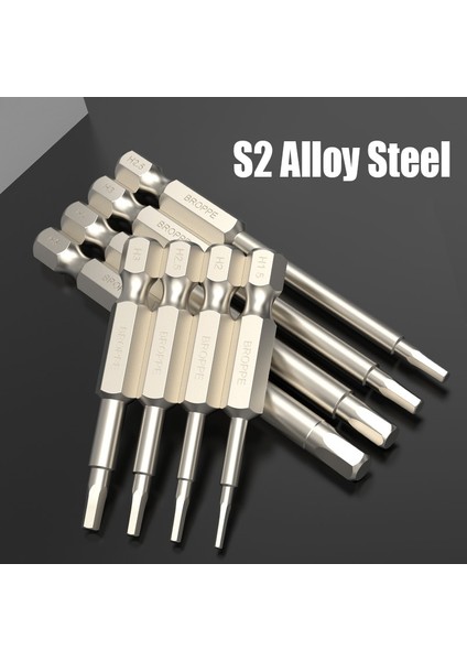 50 mm x H10 50/75/100/150 mm H3-H10 Altıgen Soket Tornavida Ucu Manyetik Elektrikli Toplu Kafa Yüksek Sertlik S2 Alaşımlı Çelik Tornavida Bit (Yurt Dışından) indirimleri