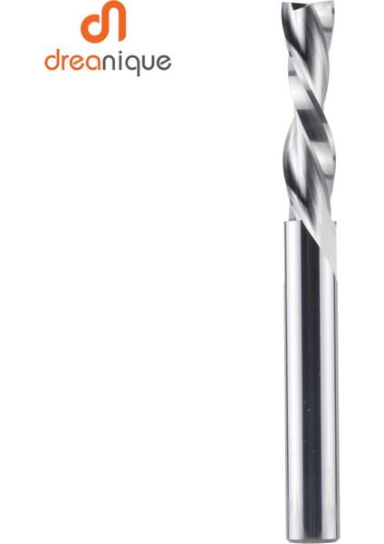 WU2F-D3.1-L22 Dreanique 1 Adet Katı Karbür Freze Kesici 3.175 4 6 8mm 2 Flüt Spiral Yönlendirici Bit Karbür Uçlu Değirmen Ahşap Mdf Yukarı Kesme Aşağı Kesme (Yurt Dışından) modelleri