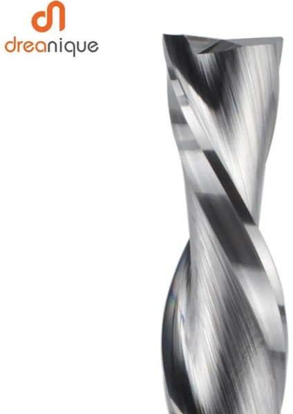 WU2F-D3.1-L22 Dreanique 1 Adet Katı Karbür Freze Kesici 3.175 4 6 8mm 2 Flüt Spiral Yönlendirici Bit Karbür Uçlu Değirmen Ahşap Mdf Yukarı Kesme Aşağı Kesme (Yurt Dışından) fırsatları