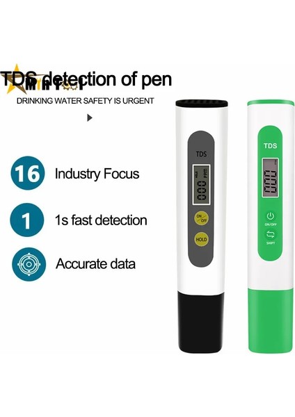 Gri Tds Metre Su Kalitesi Test Cihazı Otomatik Kalibrasyon 0-990PPM Saflık Su Sayacı Yüzme Havuzu Içme Suyu Ölçme Aracı (Yurt Dışından) fiyatları