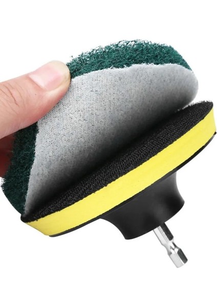 3 Adet 5 Inç Matkap Güç Fırça Kiremit Scrubber Ovma Pedi Temizlik Bezi Endüstriyel Ovma Pedleri Naylon Parlatma Parlatma Araçları (Yurt Dışından) modelleri