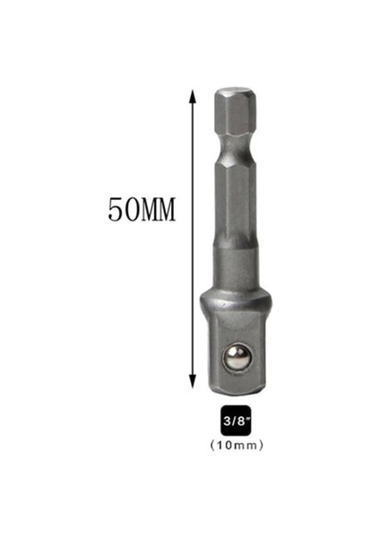 3 8 50MM Matkap Soket Adaptörü 1/4'' Darbeli Sürücü Için Hex Shank Uzatma 1/2'' 3/8'' 1/2'' Kare Kafa Matkap Ucu Adaptör Seti El Aletleri (Yurt Dışından)