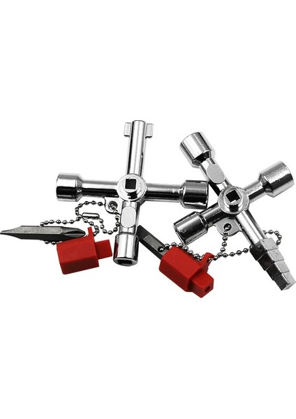 04 4 In 1 Evrensel Çapraz Anahtar Üçgen Anahtarı Anahtar Tren Elektrikli Asansör Dolabı Vana Alaşım Üçgen Kare Delik El Aletleri (Yurt Dışından) fırsatları