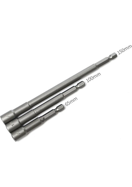 65MM x 1ı2 1 Adet 1/4 3/8 1/2 5/16 7/16 Inç Manyetik Altıgen Soket Kol Bit Somun Sürücü Elektrikli Matkaplar Için Darbeli Sürücüler El Matkapları Araçları (Yurt Dışından)