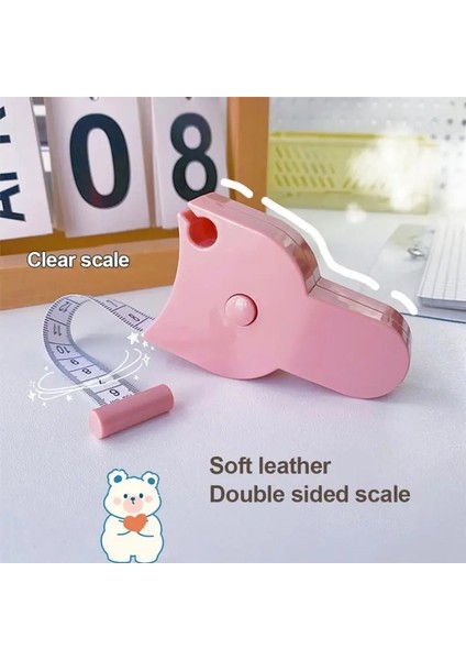 Pembe 152 Cm/60 Inç Geri Çekilebilir Metrik Bant Dikiş Terzi Bandı Vücut Ölçüm Bandı Dikiş Filmi Vücut Bel Göğüs Bacaklar Ölçü (Yurt Dışından) modelleri