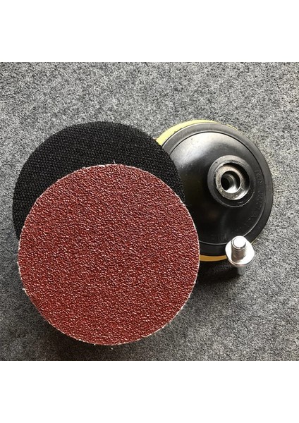 P80 10 Adet 3 Inç Cila Ped Plaka Yuvarlak Kumlu Kağıt 2 3 Inç Diskler Aşındırıcı Zımpara Kağıdı Disk Zımpara Kağıdı Parlatma Kullanışlı ve Hızlı Kit (Yurt Dışından)