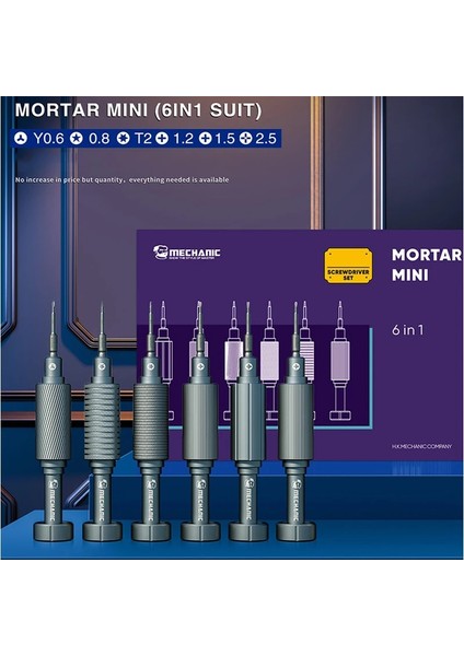 1.2 Mekanık 6in1 Ishell Max Yüksek Sertlik Hassas Tornavida IPhone Alt Için Erik Çiçeği Çapraz Dahili Sökme Araçları (Yurt Dışından) modelleri