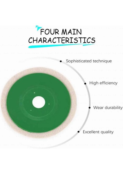 Siyah 3 Adet 1/3 Adet 4 ''yuvarlak Parlatma Tekerleği Keçe Yün Parlatıcı Parlatıcılar Ped Tampon Disk Araçları (Yurt Dışından) indirimleri