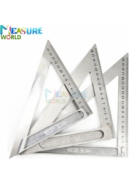 Üçgen Alüminyum Alaşımlı Kare Cetvel Dik Açı 90 Torna Cetveli Ağaç Işleme Cetveli Çelik Torna Cetveli Ölçme Araçları Ölçer (Yurt Dışından) fiyatları