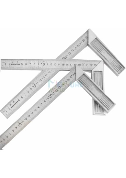 Üçgen Alüminyum Alaşımlı Kare Cetvel Dik Açı 90 Torna Cetveli Ağaç Işleme Cetveli Çelik Torna Cetveli Ölçme Araçları Ölçer (Yurt Dışından) indirimleri